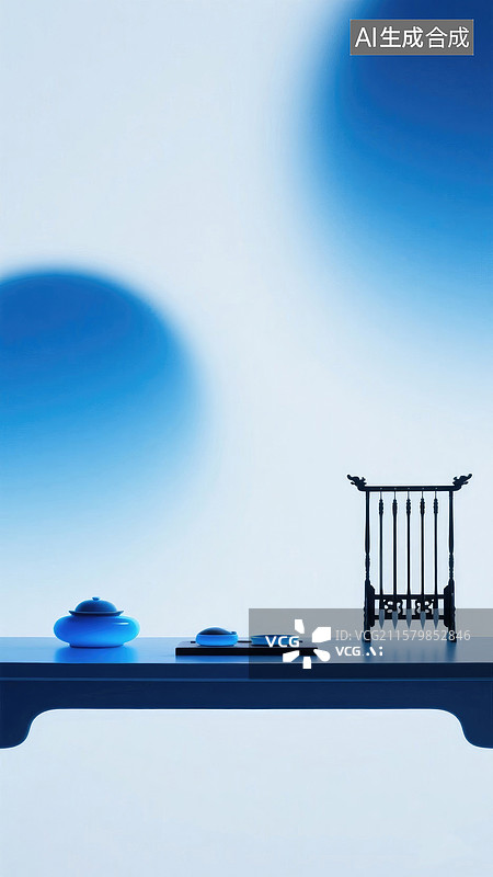 【AI数字艺术】笔墨纸砚图片素材