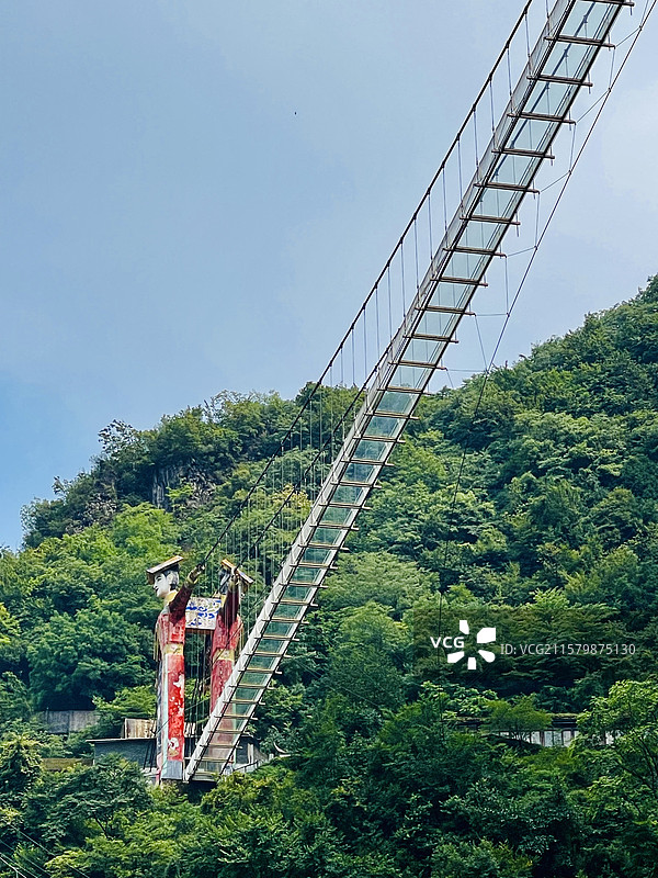 绵阳北川九皇山仙踪云栈图片素材