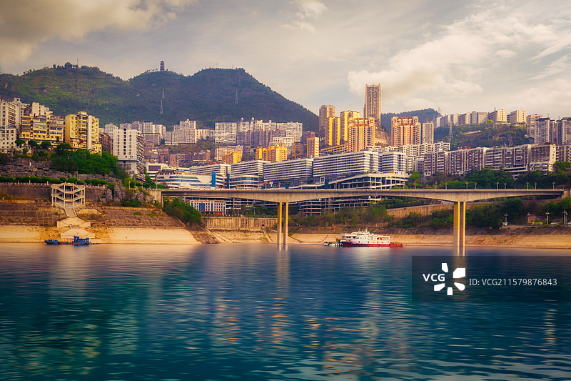 春季白天三峡旅游区重庆巫山小三峡风景图片素材