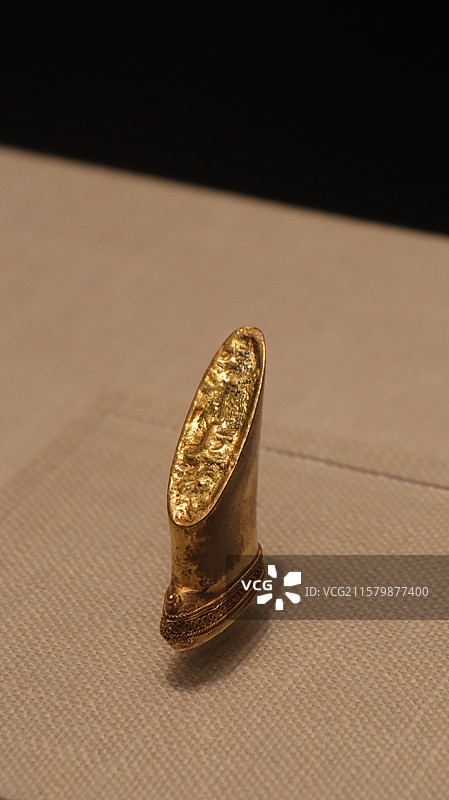 2025年珠海博物馆 海昏侯刘贺墓出土文物特展 麒趾金图片素材