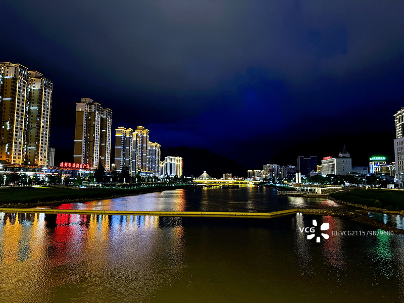城市夜景图片素材