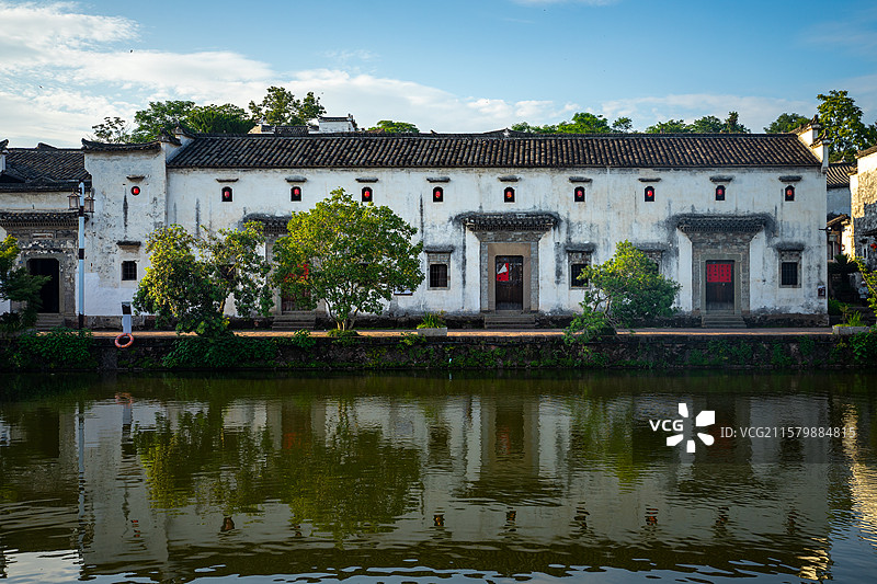 中国浙江省金华兰溪市诸葛八卦村图片素材