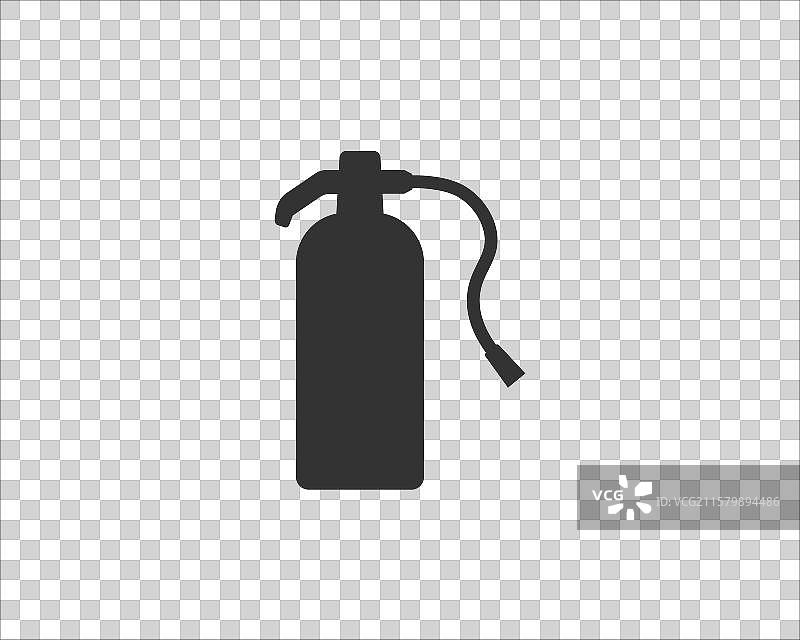 灭火器紧急标志符号图片素材