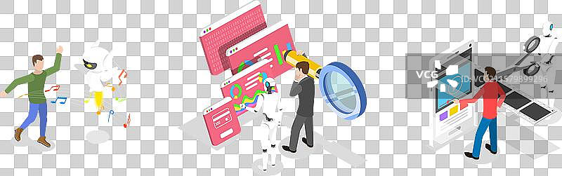 三维等距平面图图片素材