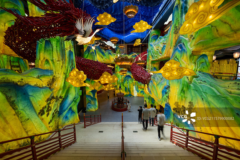 长安十二时辰主题街区图片素材