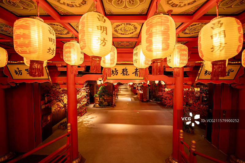 长安十二时辰主题街区图片素材