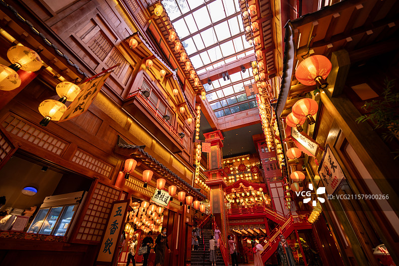 长安十二时辰主题街区图片素材