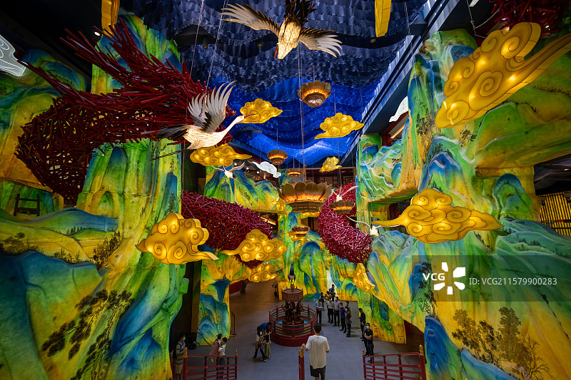 长安十二时辰主题街区图片素材