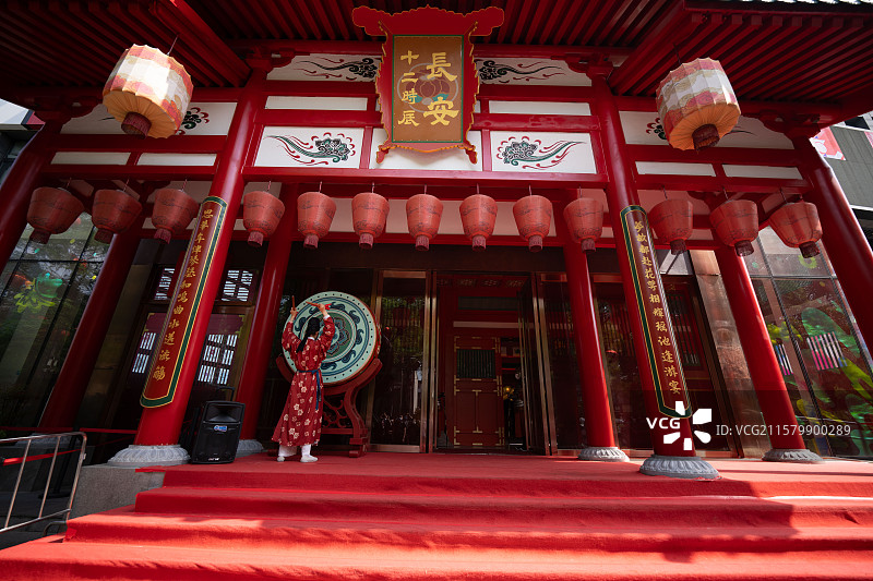 长安十二时辰主题街区图片素材