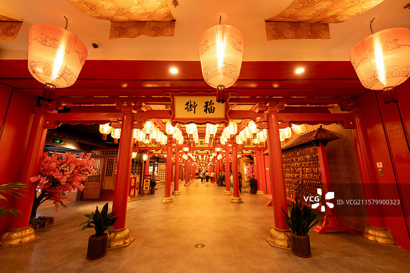 长安十二时辰主题街区图片素材