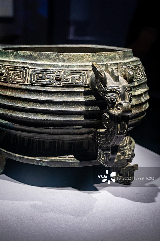 山东博物馆 十大镇馆之宝 周 颂簋图片素材