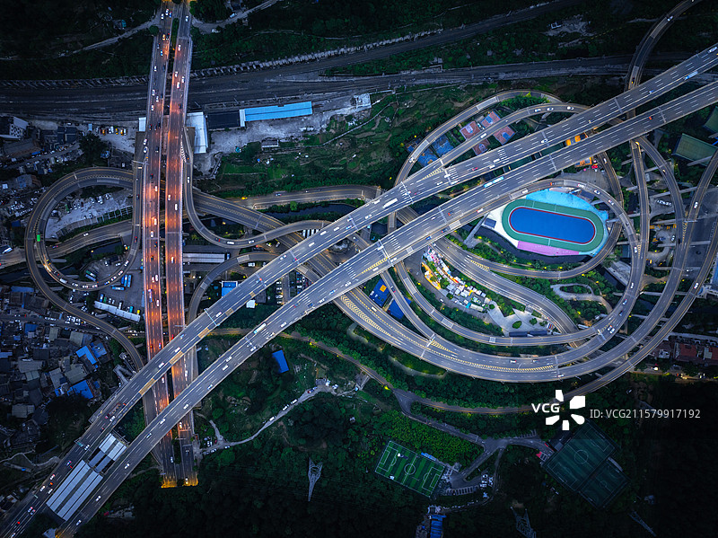 贵阳黔春立交图片素材