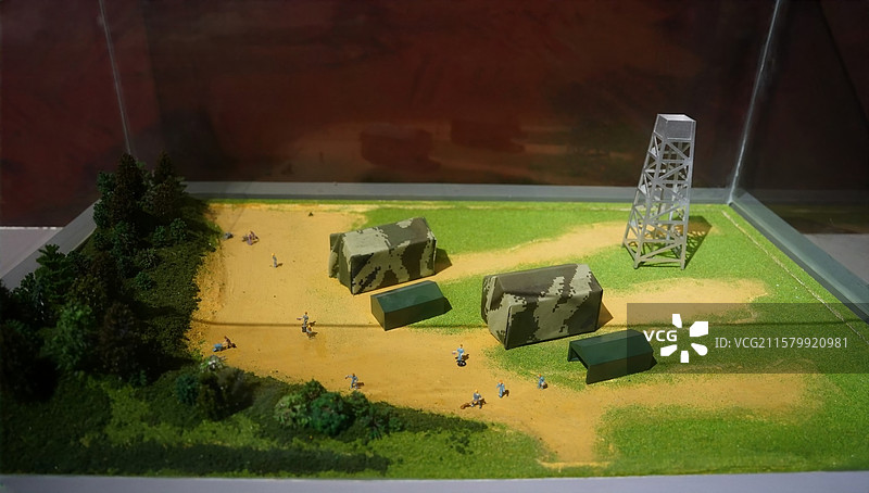 广西自然资源博物馆探矿模型图片素材