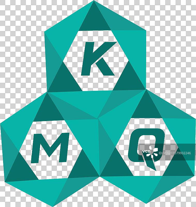kmq 创意极简字母标志 kmq 独特图片素材