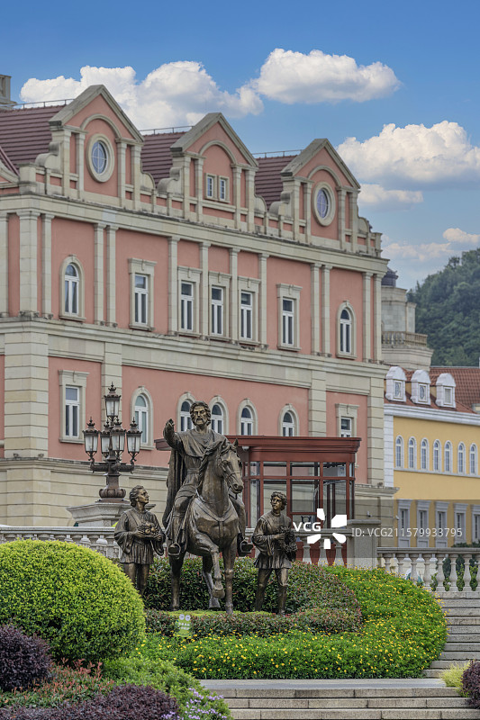 贵州贵阳-贵安华为云数据中心（云上屯）-欧式建筑风光图片素材