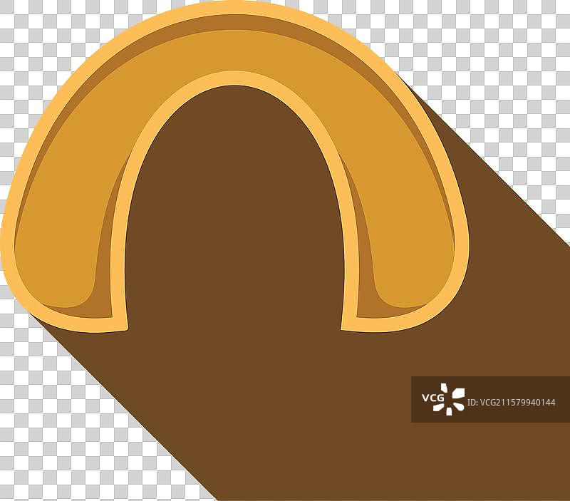 金色牙套保护棕色背景上的牙齿图片素材