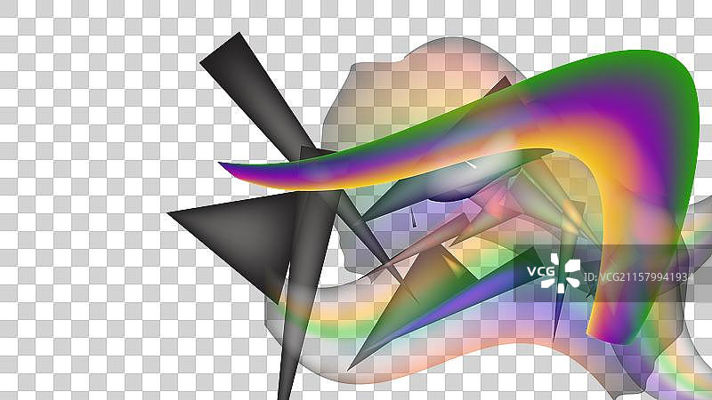 光棱折射光晕叠加效果图片素材