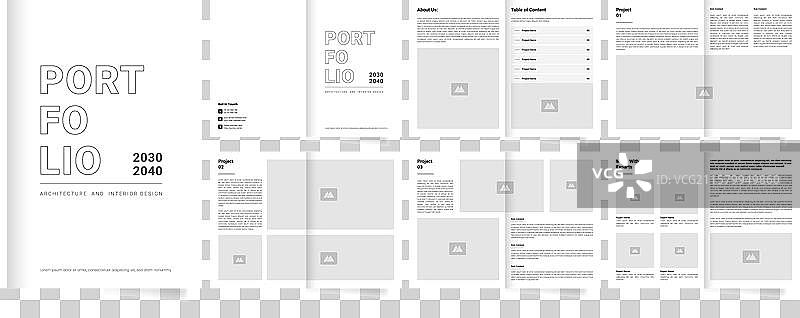 公司宣传册模板图片素材