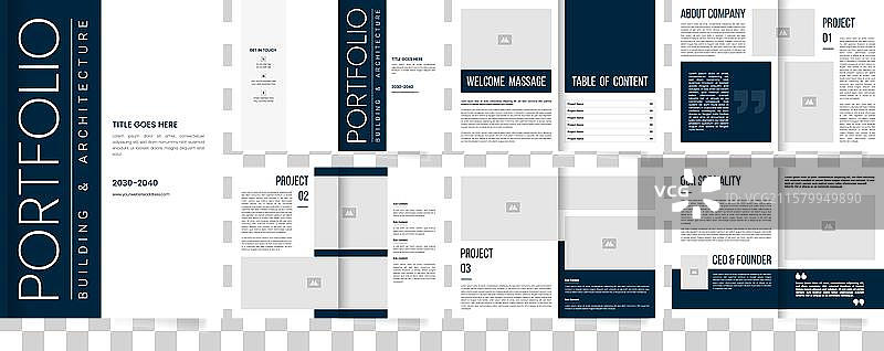 公司宣传册模板图片素材