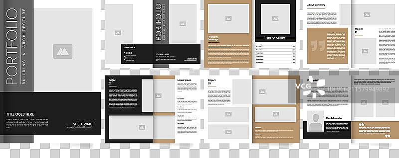 公司宣传册模板图片素材