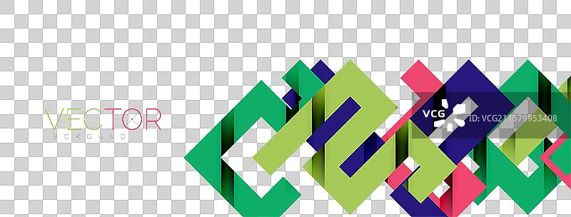 带阴影纹理效果的彩色弯曲线条图片素材