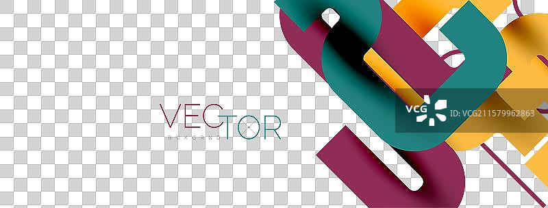 抽象背景曲线线条极简几何图形图片素材