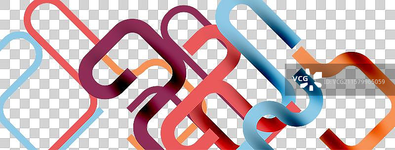 抽象背景曲线线条极简几何图形图片素材