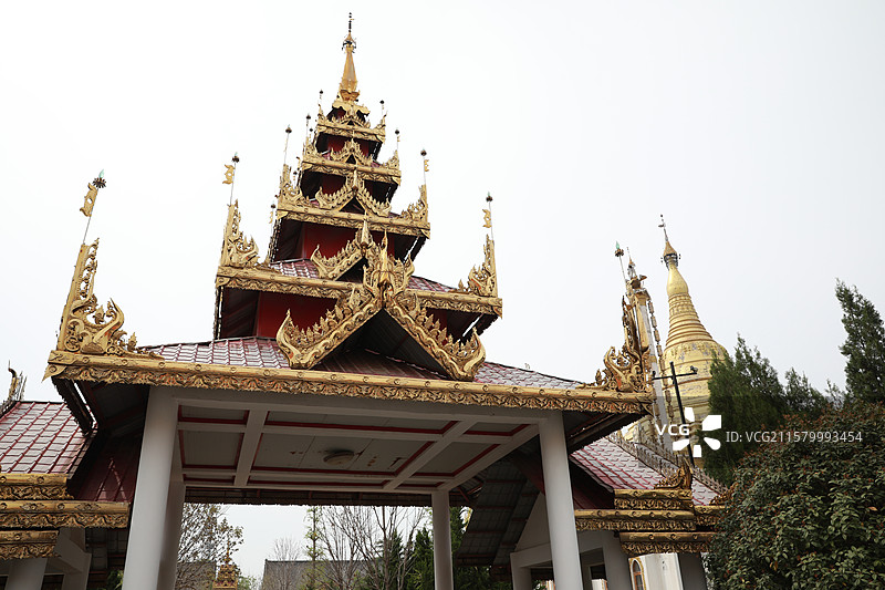 河南洛阳白马寺泰国佛殿苑图片素材