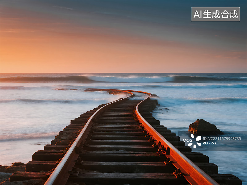 【AI数字艺术】海轨漫溯图片素材
