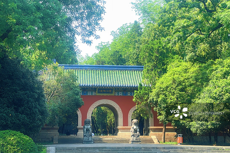 六朝古都南京金陵钟山灵谷景区图片素材