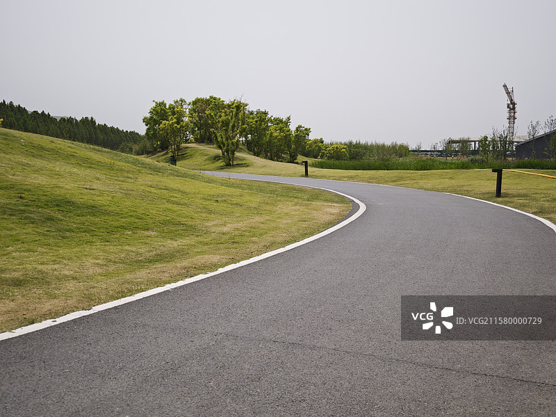 公园里的小路图片素材