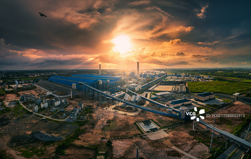 广西北海市铁山港区兴港工业园区风光图片素材