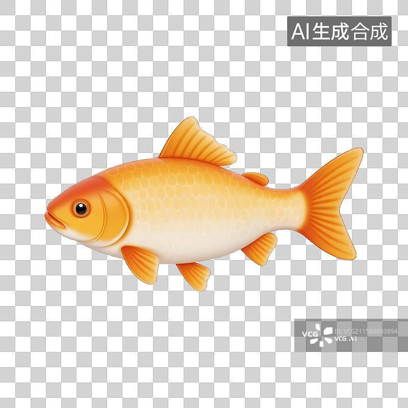 【AI数字艺术】吉祥如意锦鲤插画素材图片素材