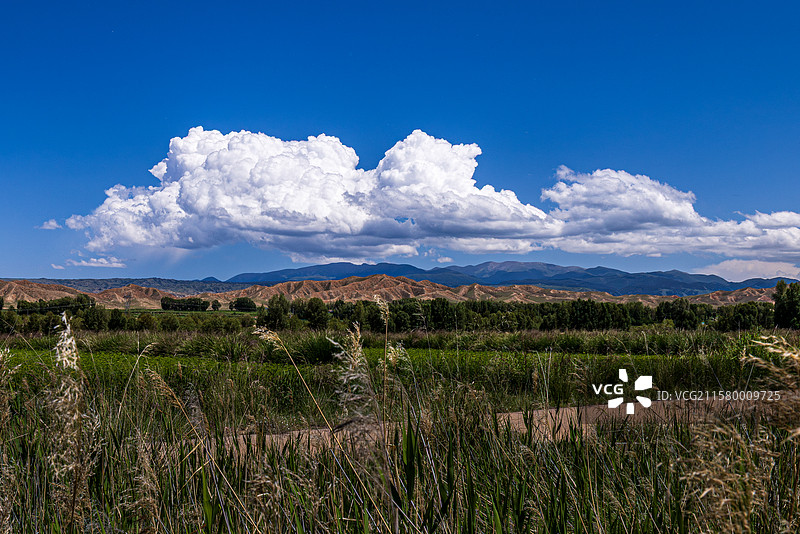 山丹焉支山图片素材