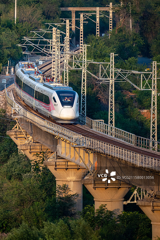 北京怀密线旅游专列图片素材