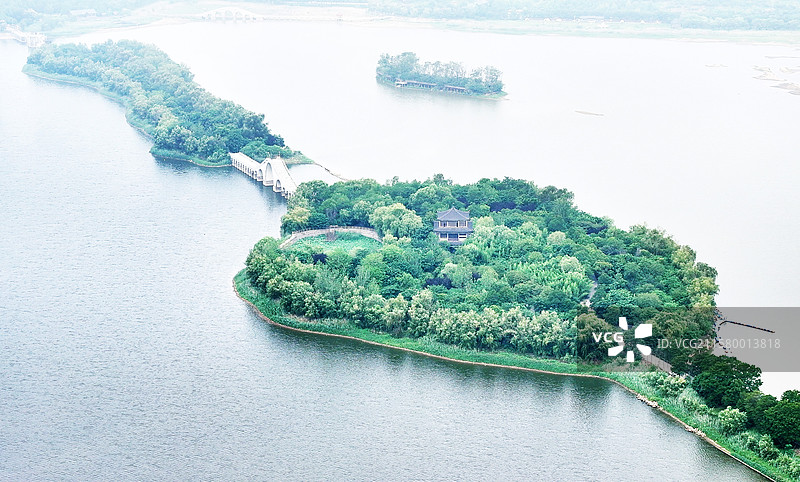 江苏省徐州市贾汪区督公湖景区图片素材