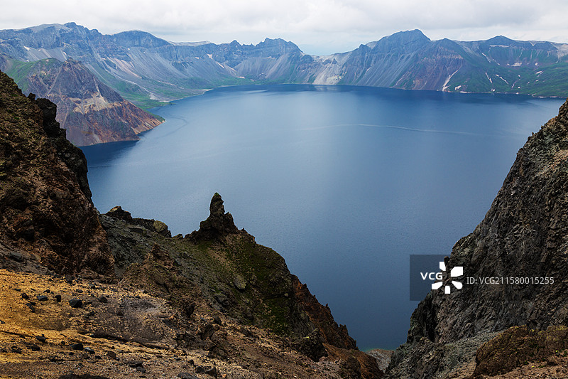 长白山天池图片素材