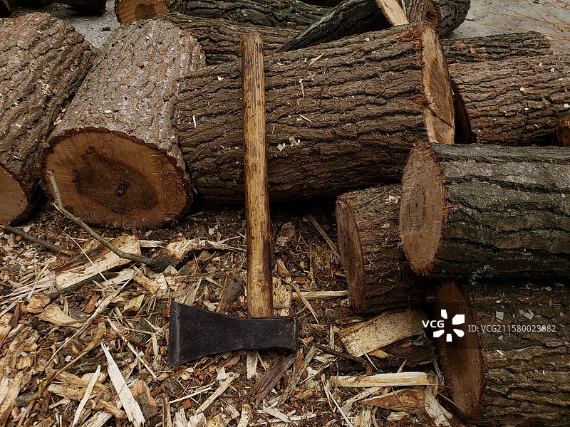 贵州砍柴火图片素材