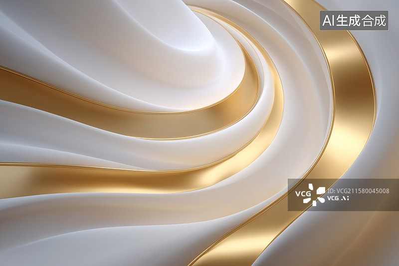 【AI数字艺术】金色的电影胶卷图片素材