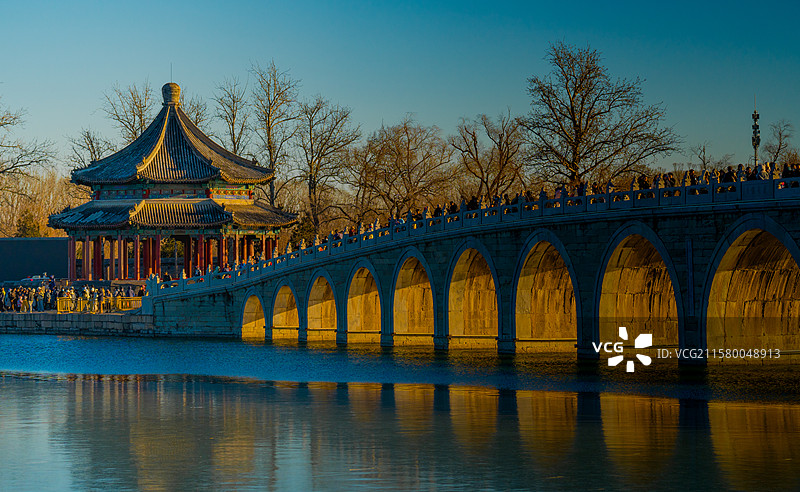 颐和园金孔桥图片素材