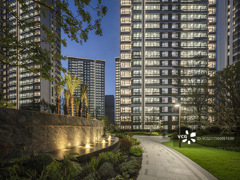 高档住宅房地产楼盘图片素材