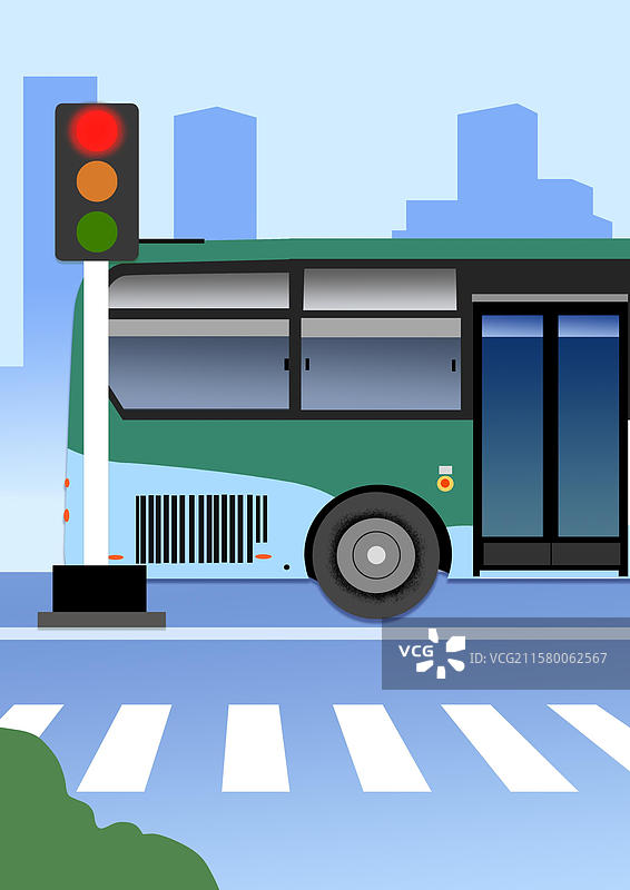 城市交通插画图片素材