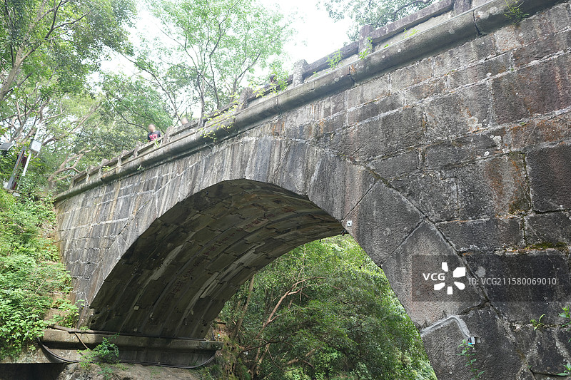 观音桥，三峡桥，江西省九江市观音桥，石拱桥，全国重点文物保护单位，天下第六泉，蒋介石行馆，古迹，古建图片素材