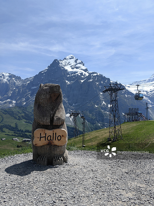 瑞士雪山图片素材