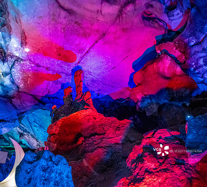 玉华洞 溪源洞钟乳石 喀斯特地貌溶洞 福建三明将乐县玉华古洞风景名胜图片素材