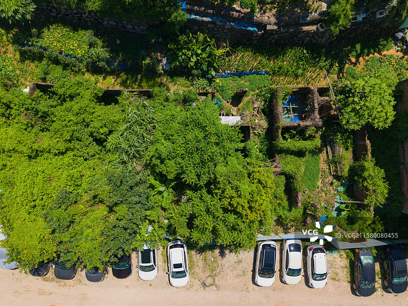 深圳市龙岗区布沙路，玉岭山庄，烂尾30多年的欧式别墅群！图片素材