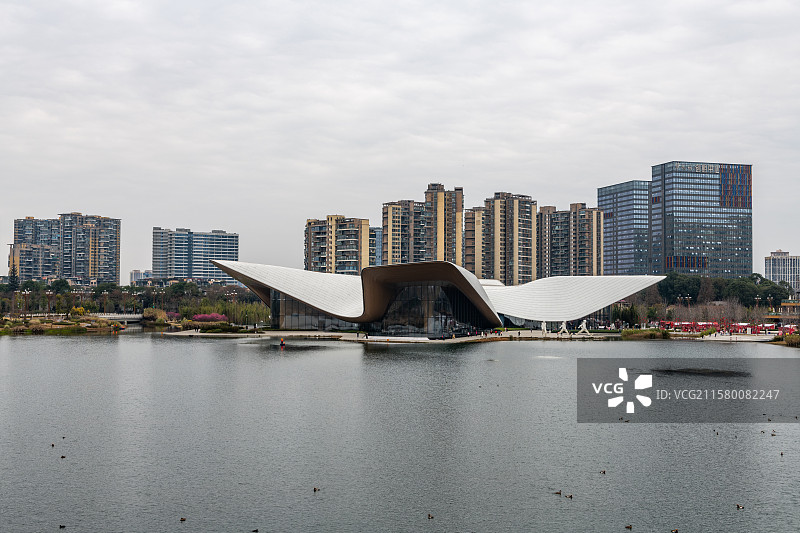 中国成都天府艺术公园图片素材