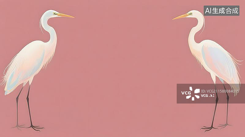 【AI数字艺术】2D卡通两侧图片素材