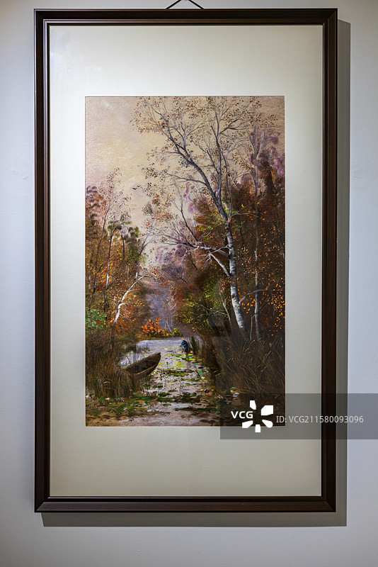 苏州市同里古镇姚惠琴苏绣精品展图片素材