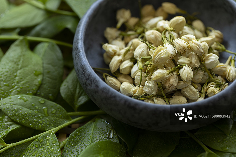 传统花茶：茉莉花图片素材